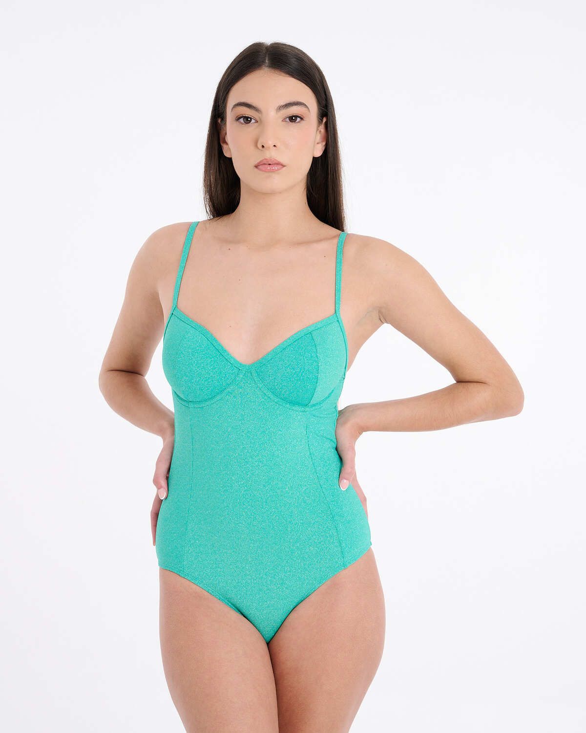 Bañador balconette Capri Verde