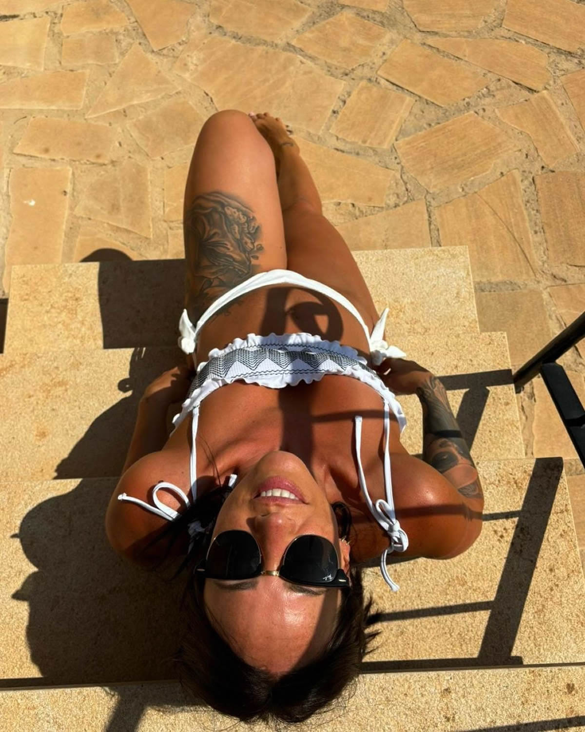 Bandeau rombo negro Delos